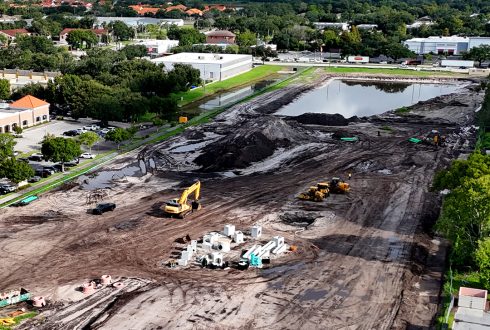 Drainage Site Plan Updates Obsolete Sanitary Line